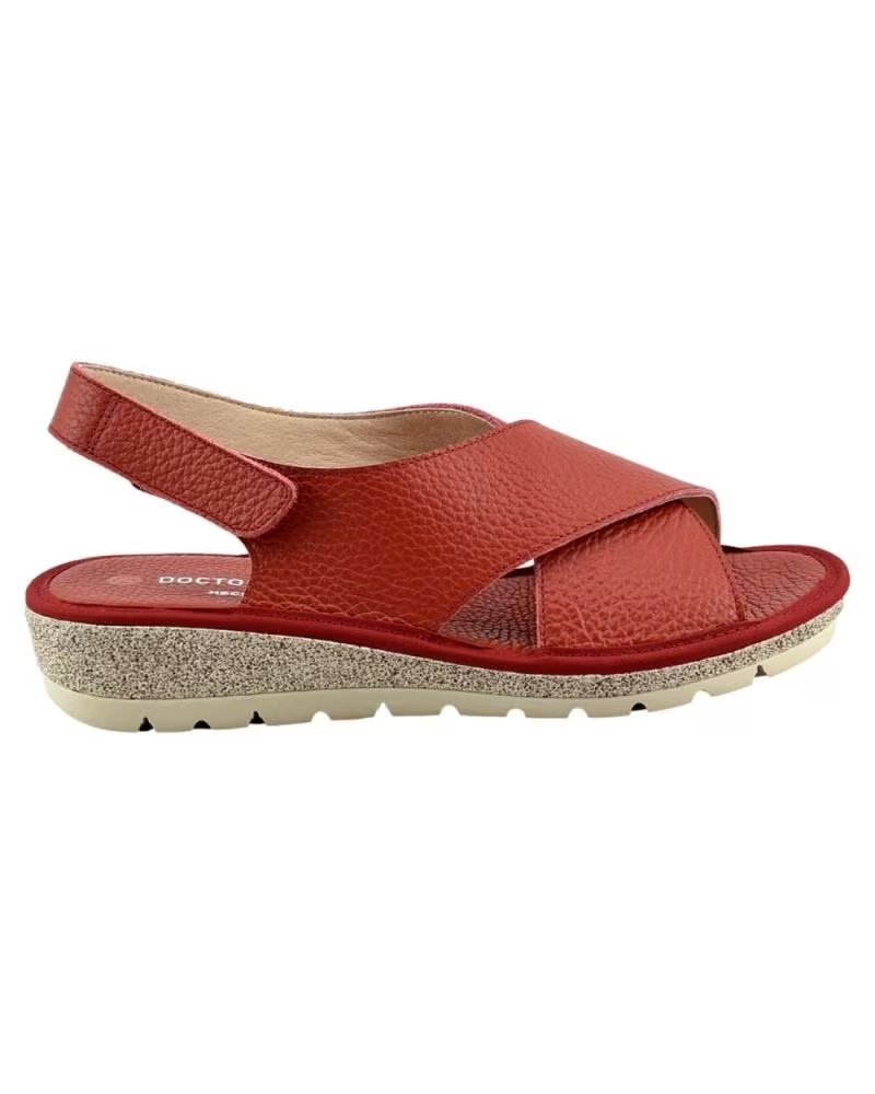 Sandalen-De-Mujer-D`CUTILLAS-SANDALIA-MUY-COMODA-CON-TIRAS-CRUZADAS-ROJO