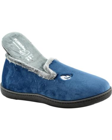 Calzado de casa de Mujer PLUMAFLEX ZAPATILLA MUY COMODA CON PLANTILLA TRAN MARINO
