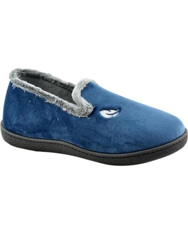 Calzado de casa de Mujer PLUMAFLEX ZAPATILLA MUY COMODA CON PLANTILLA TRAN MARINO