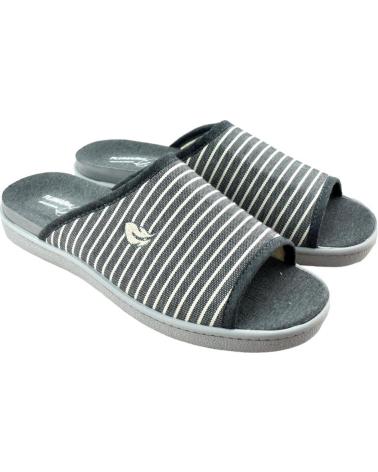 Calzado de casa de Hombre PLUMAFLEX ZAPATILLAS DE CASA CON PLANTILLA ACOLCH GRIS
