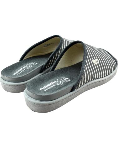 Calzado de casa de Hombre PLUMAFLEX ZAPATILLAS DE CASA CON PLANTILLA ACOLCH GRIS