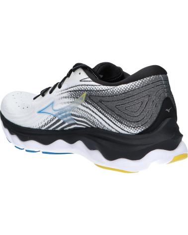 Zapatillas deporte de Hombre MIZUNO WAVE SKY 6 J1GC2202 WHITE-CYBER YELLOW-INDIGO BUNTING