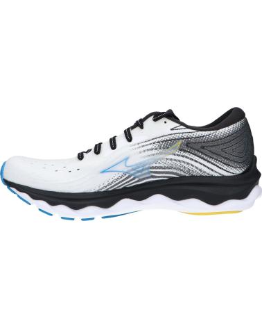 Zapatillas deporte de Hombre MIZUNO WAVE SKY 6 J1GC2202 WHITE-CYBER YELLOW-INDIGO BUNTING