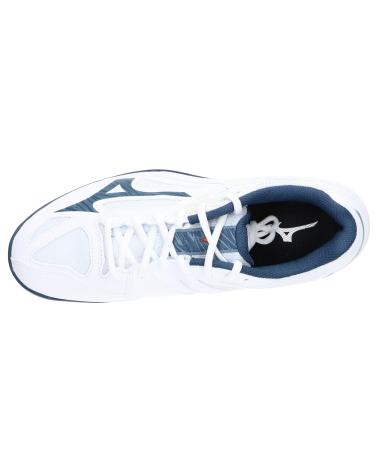 SCARPE MIZUNO THUNDER BLADE 3 V1GA2170 BIANCO/BLU SCURO 22 WHITE-DARK DENIM-NIMBUS CLOUD