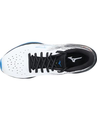 Zapatillas deporte de Hombre MIZUNO WAVE SKY 6 J1GC2202 WHITE-CYBER YELLOW-INDIGO BUNTING