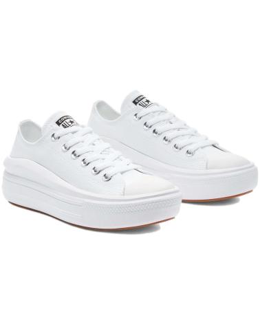 Zapatillas deporte de Mujer CONVERSE 570257C CHUCK TAYLOR ALL STAR MOVE WHITE-WHITE-WHITE