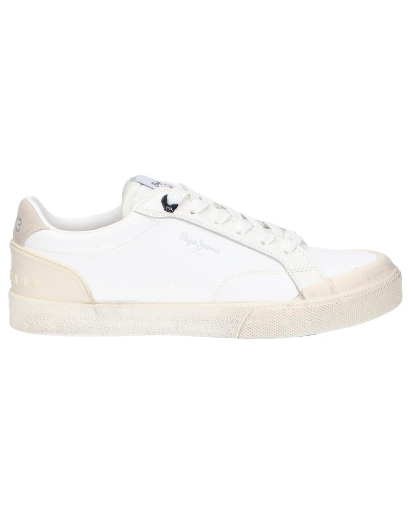 Sapatilhas de Mulher PEPE JEANS PLS31285 KENTON VINTAGE 800WHITE