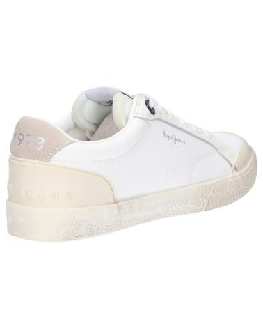 Sapatilhas de Mulher PEPE JEANS PLS31285 KENTON VINTAGE 800WHITE