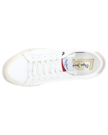 Sapatilhas de Mulher PEPE JEANS PLS31285 KENTON VINTAGE 800WHITE