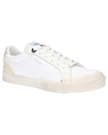 Sapatilhas de Mulher PEPE JEANS PLS31285 KENTON VINTAGE 800WHITE