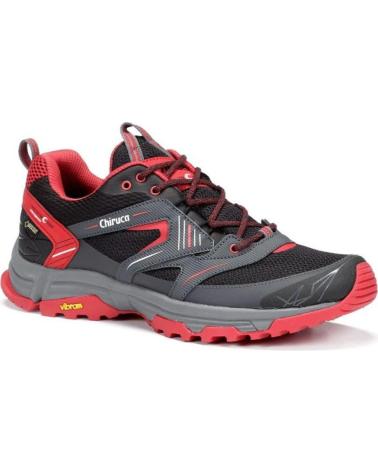 Sneaker für Herren und Junge CHIRUCA MONTANA MAUI -ROJO 4494109 NEGRO
