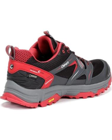 Sneaker für Herren und Junge CHIRUCA MONTANA MAUI -ROJO 4494109 NEGRO