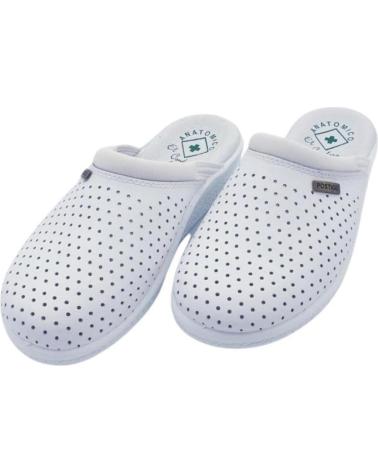 Zuecos de Mujer y Hombre JAVER CALZADO DE TRABAJO 04 ZUECO VARIOS 12548 BLANCO