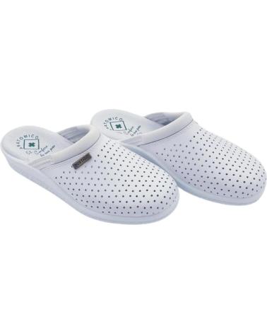 Zuecos de Mujer y Hombre JAVER CALZADO DE TRABAJO 04 ZUECO VARIOS 12548 BLANCO