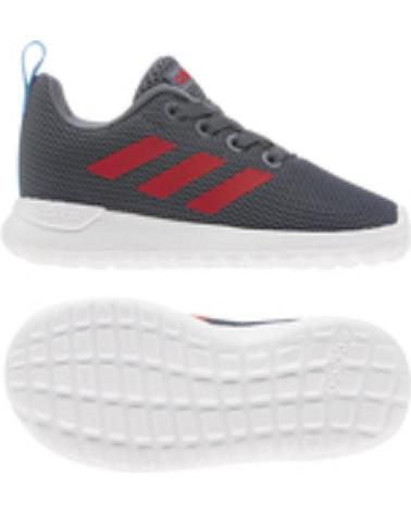 Deportivas de Niña y Niño ADIDAS DEPORTIVO LITE RACER CLN I ONIX  ROJO EG4012 GRIS