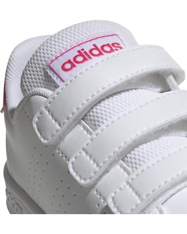 Zapatillas deporte pour Fille adidas DEPORTIVOS BLANCOFUCSIA EF0221 BLANCO