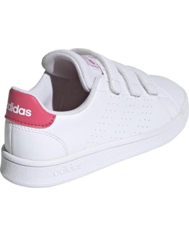 Zapatillas deporte pour Fille adidas DEPORTIVOS BLANCOFUCSIA EF0221 BLANCO