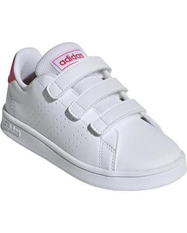 Zapatillas deporte pour Fille adidas DEPORTIVOS BLANCOFUCSIA EF0221 BLANCO