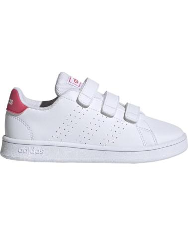 Zapatillas deporte pour Fille adidas DEPORTIVOS BLANCOFUCSIA EF0221 BLANCO
