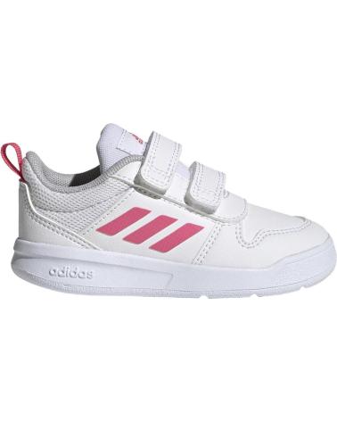 Sportivo per Bambina ADIDAS S24059 TENSAUR I ZAPATILLAS DEPORTIVAS NIÑA BLANCO - ROSA