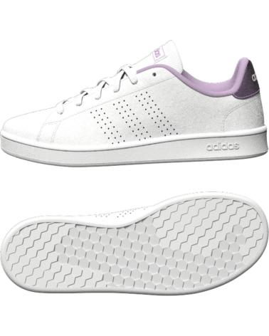 Esportes--De-Niña-ADIDAS-ZAPATILLAS-CASUAL-ADVANTAGE-K-FY8874-BLANCO