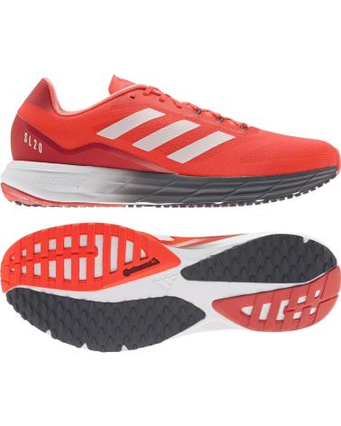 Sneaker für Damen und Herren ADIDAS DEPORTIVOS SL20 2M NARANJA-GRIS Q46187 ROJO