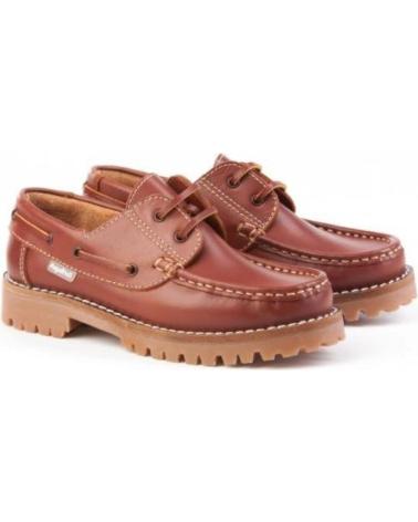 Schuhe für Junge ANGELITOS NAUTICO CORDON 805 VARIOS 19696 MARRON