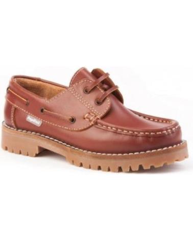 Schuhe für Junge ANGELITOS NAUTICO CORDON 805 VARIOS 19696 MARRON