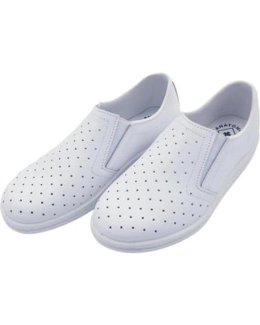 Zapatos de Mujer y Hombre JAVER CALZADO DE TRABAJO 02 ZUECO VARIOS 9702 BLANCO