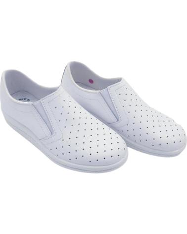 Zapatos de Mujer y Hombre JAVER CALZADO DE TRABAJO 02 ZUECO VARIOS 9702 BLANCO