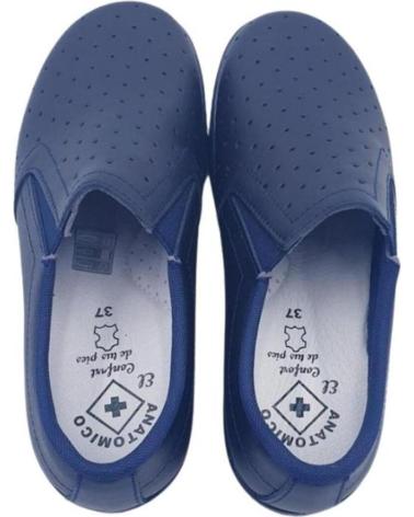 Zapatos de Mujer y Hombre JAVER CALZADO DE TRABAJO 02 ZUECO VARIOS 9702 AZUL