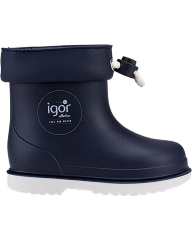 Botas de agua pour Fille et Garçon IGOR BOTAS DE AGUA BIMBI NAUTICO VARIOS W10225 MARINO