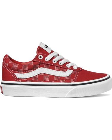 Sportif pour Femme et Fille et Garçon VANS OFF THE WALL DEPORTIVOS VANS YT WARD CHECKER DOT  VN0A38J93RU1 ROJO