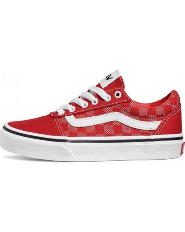 Sportif pour Femme et Fille et Garçon VANS OFF THE WALL DEPORTIVOS VANS YT WARD CHECKER DOT  VN0A38J93RU1 ROJO