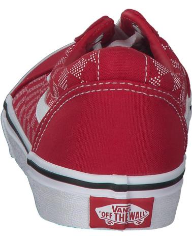 Sportif pour Femme et Fille et Garçon VANS OFF THE WALL DEPORTIVOS VANS YT WARD CHECKER DOT  VN0A38J93RU1 ROJO