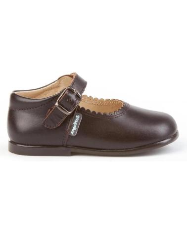 Chaussures pour Fille ANGELITOS ZAPATO NINA MERCEDITAS 500 VARIOS 18009 MARRON