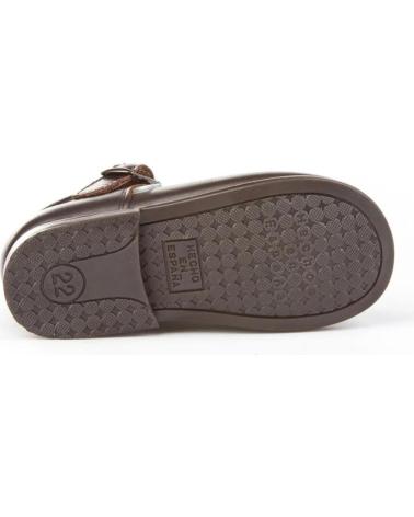 Chaussures pour Fille ANGELITOS ZAPATO NINA MERCEDITAS 500 VARIOS 18009 MARRON