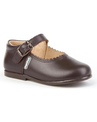 Chaussures pour Fille ANGELITOS ZAPATO NINA MERCEDITAS 500 VARIOS 18009 MARRON