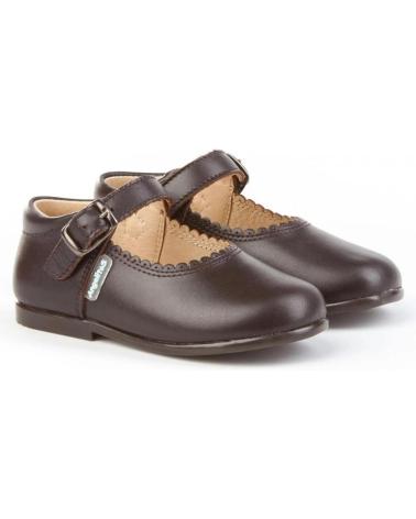 Chaussures pour Fille ANGELITOS ZAPATO NINA MERCEDITAS 500 VARIOS 18009 MARRON