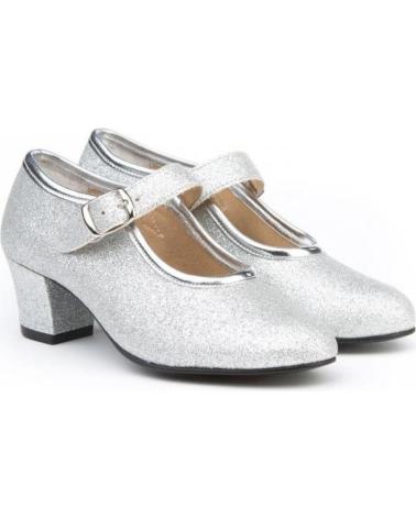 Schuhe für Mädchen ANGELITOS ZAPATO FLAMENCA VARIOS 305 PLATA