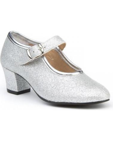 Schuhe für Mädchen ANGELITOS ZAPATO FLAMENCA VARIOS 305 PLATA