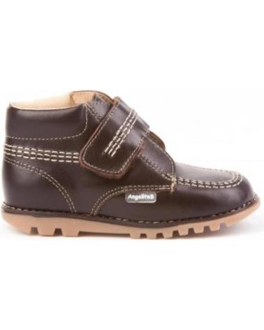 Bottines pour Fille et Garçon ANGELITOS BOTAS OTONO-INVIERNO  304 MARRON
