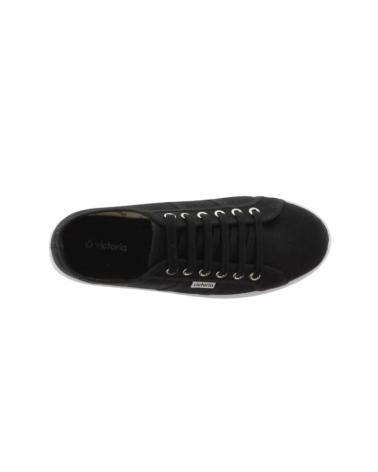 Sneaker für Damen VICTORIA LONAS BLUCHER VARIOS 109200 NEGRO