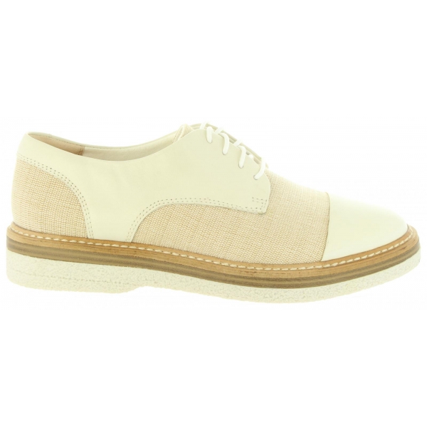 Schuhe für Damen CLARKS 26132696 ZANTE WHITE CANVAS