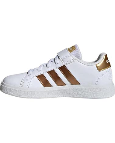 Sapatos de Menina e Menino ADIDAS ZAPATILLAS GRAND COURT 2 0 PARA NINOS UNISEX EN COLOR BLANCO BLANCO