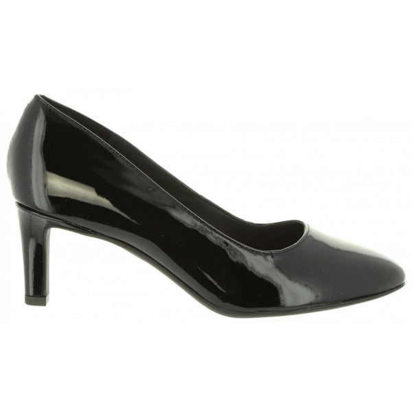 Zapatos de tacón de Mujer CLARKS 26132244 CALLA BLACK PAT LEA