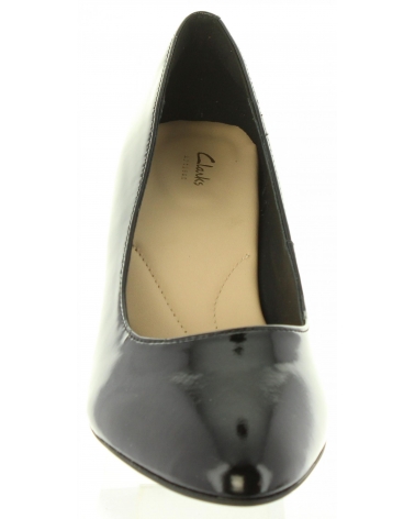 Zapatos de tacón de Mujer CLARKS 26132244 CALLA BLACK PAT LEA