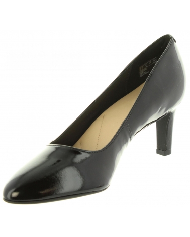 Zapatos de tacón de Mujer CLARKS 26132244 CALLA BLACK PAT LEA