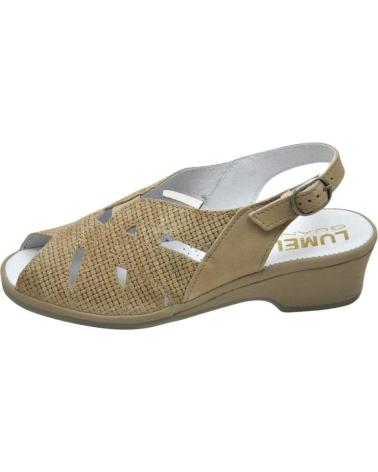 Sandales pour Femme LUMEL 4X-857 MERSEY SANDALIA ANATOMICA ANCHO ESPECIAL MUY C BEIGE INSTA 4446-4206