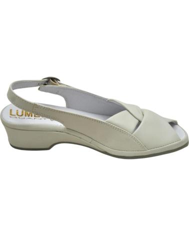 Sandales pour Femme LUMEL 4X-498 CLAMIRA SANDALIA ANATOMICA ANCHO ESPECIAL MUY PLATIN 984